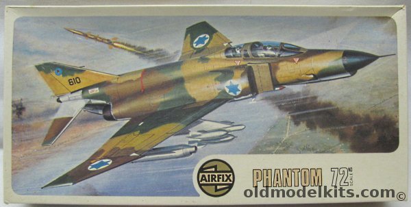 Airfix 1/72 McDonnell F-4B/C/D/E & J Phantom II - US Navy - US or Israeli Air Force, 04013-8 plastic model kit